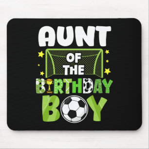 Voetbal tante verjaardag jongen feest voetbal fami muismat