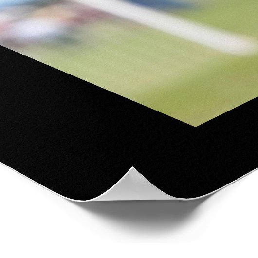 Voetbal Team Naam Fotocollage Poster (Hoek)