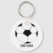 Voetbal - Team Player Sleutelhanger (Voorkant)