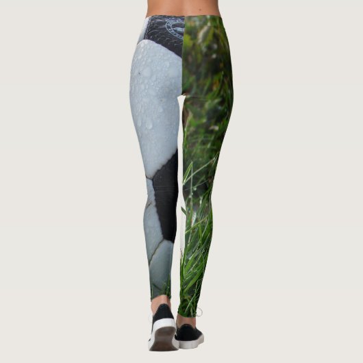 Voetbal Team Sports Handmade Yoga Pants Leggings (Achterkant)
