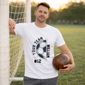 Voetbal Teamnaam & Speler Nummer T-shirt
