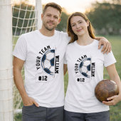 Voetbal Teamnaam & Speler Nummer T-shirt