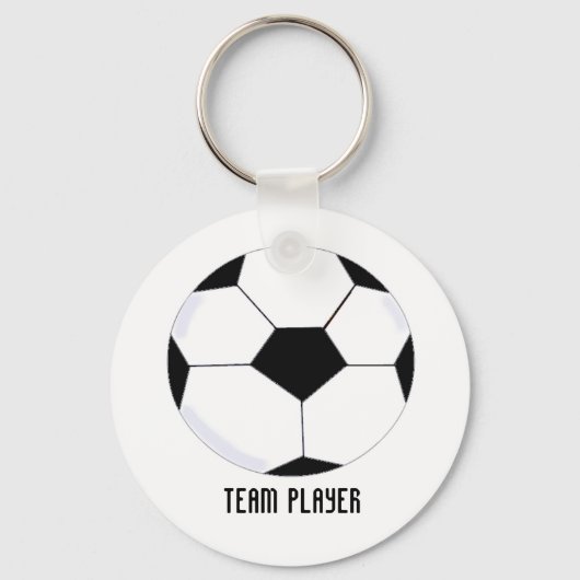 Voetbal - Teamspeler Sleutelhanger (Voorkant)