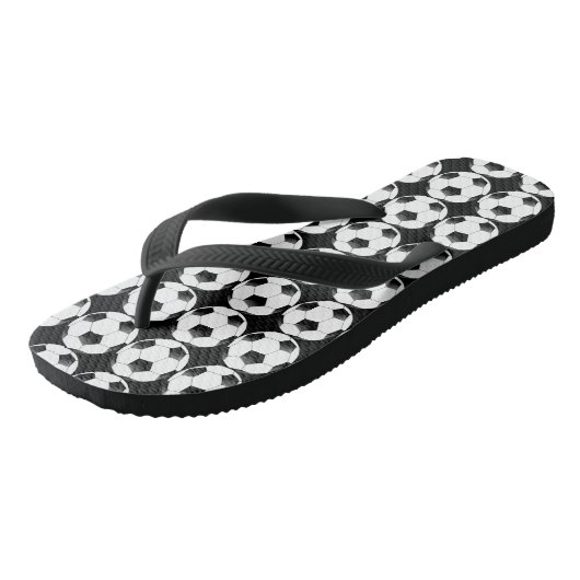Voetbal Teenslippers (Schuin)