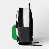 Voetbal Tekening met Aangepaste Sportnaam Bedrukte Rugzak (Rechts)