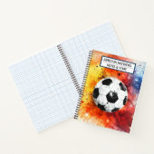 Voetbal Terug naar School Notitieboek (Binnen)