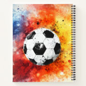 Voetbal Terug naar School Notitieboek (Achterkant)