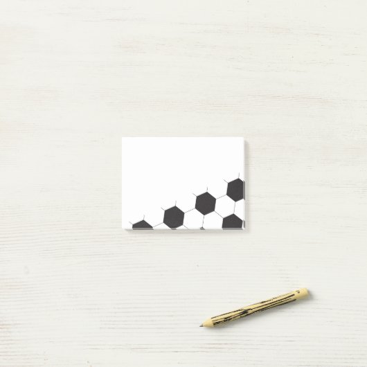 Voetbal terug naar school post-it® notes (Op bureau)