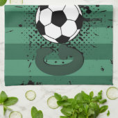 Voetbal Theedoek (Gevouwen)