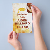 Voetbal Thema Afstudeerfeest  Flyer (Hand)