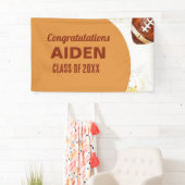 Voetbal thema afstudeerfeest spandoek (Insitu)