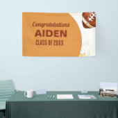 Voetbal thema afstudeerfeest spandoek (Beurs)