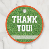 Voetbal Thema Favor Tag Bedankjes Labels (Voorkant)