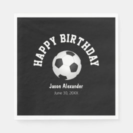 Voetbal Thema Verjaardagsfeest Servetten Tafelgere