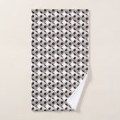 Voetbal Thema Wit Bad Handdoek (Handdoek)
