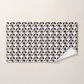 Voetbal Thema Wit Bad Handdoek (Handdoek)
