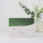 Voetbal Theme Response Kaart (Staand voorkant)