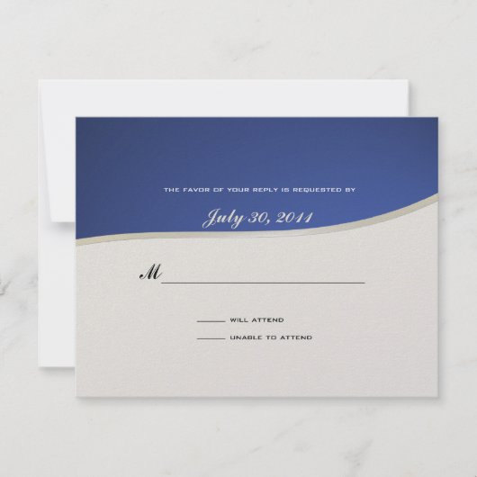 Voetbal Theme Response Kaart (Voorkant)