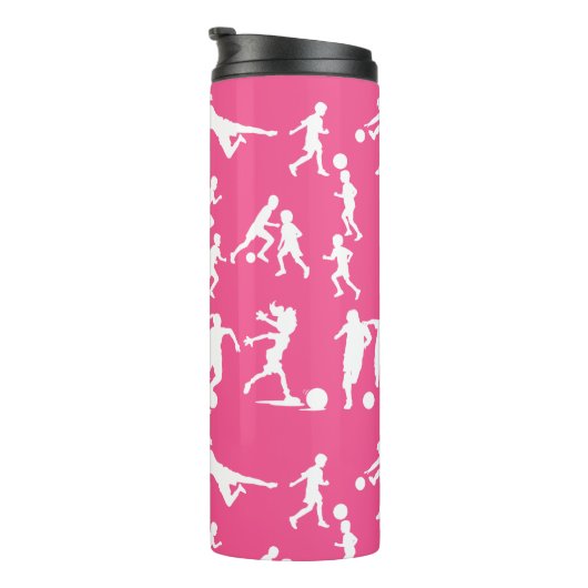 Voetbal Thermosbeker (Geroteerd rechts)