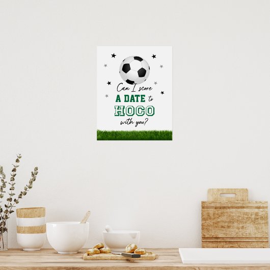Voetbal Thuiscoming Voorstel Poster (Keuken)