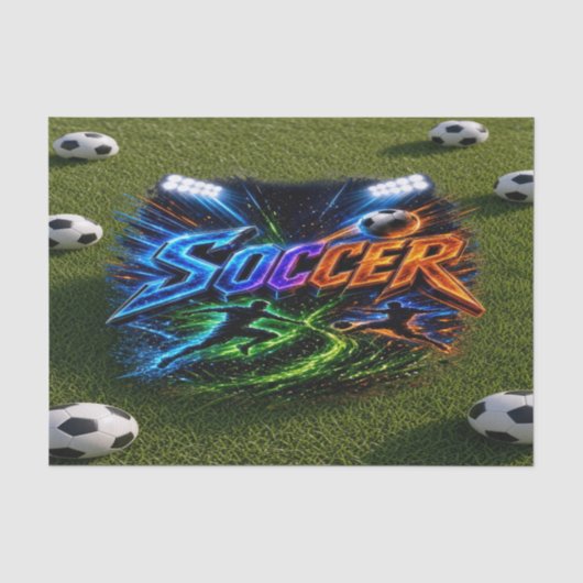 Voetbal Tissuepapier (Voorkant)