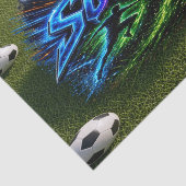Voetbal Tissuepapier (Detail)