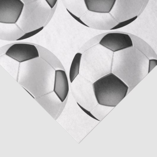 Voetbal tissuepapier (Detail)