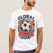 Voetbal Toernooi Cadeau T-Shirt (Voorkant)