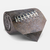 Voetbal touwen horizontaal stropdas (Opgerold)