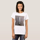 Voetbal touwen verticaal t-shirt (Voorkant volledig)