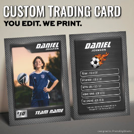 Voetbal Trading Kaart, Grafiet Sport Kaart Contactkaartje