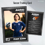 Voetbal Trading Kaart, Grafiet Sport Kaart Contactkaartje<br><div class="desc">Voetbal Trading Kaart VERBETERDE VERSIE HIER —>>> https://www.zazzle.com/soccer_trading_card_graphite_sports_card-256788250954566198</div>