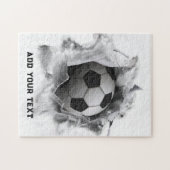 Voetbal trap legpuzzel (Horizontaal)