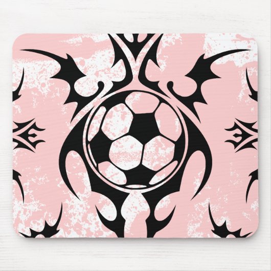 voetbal. tribale. muismat (Voorkant)