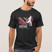 Voetbal Trinidad & Tobago Flag Football Team Voetb T-shirt (Voorkant)