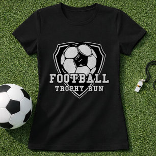 Voetbal Trofee Jacht Voetbal Badge Crest T-shirt