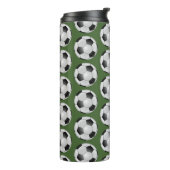 Voetbal Tumbler Thermosbeker (Gedraaid links)