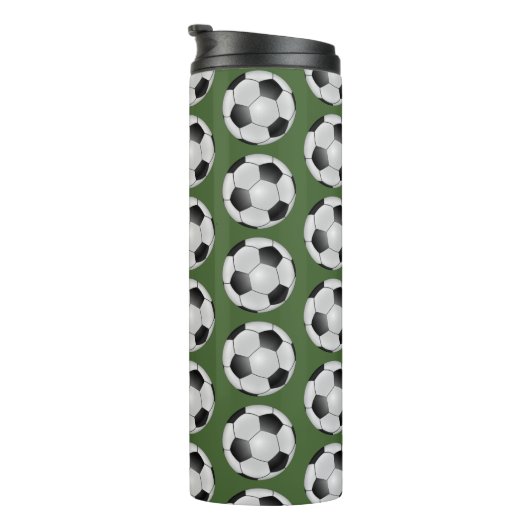 Voetbal Tumbler Thermosbeker (Geroteerd rechts)