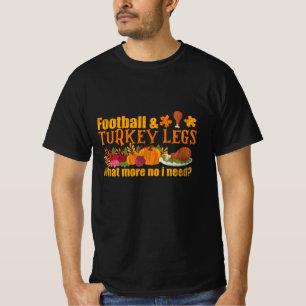 Voetbal Turkije poten Grappige Thanksgiving Spelda T-shirt