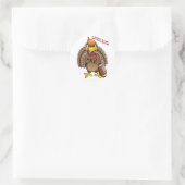 Voetbal Turkije Ronde Sticker (Tas)