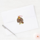 Voetbal Turkije Ronde Sticker (Envelop)