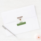 Voetbal tweede jaar down jongen verjaardag vierkante sticker (Envelop)