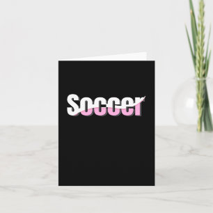 Voetbal Typografie Modern Art Abstract Swish Kaart