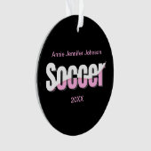 Voetbal Typografie Modern Art Abstract Swish Ornament (voorkant)
