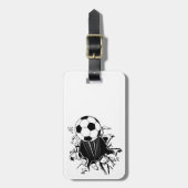 voetbal uit bagagelabel (Voorkant verticaal)