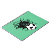 voetbal uit notitieboek (Linkerzijde)