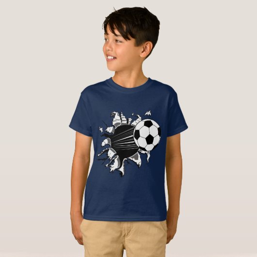 voetbal uit t-shirt (Voorkant volledig)