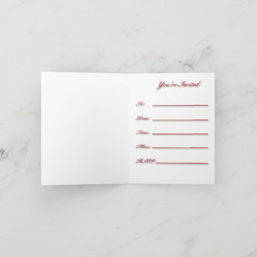 Voetbal Uitnodiging verjaardag (Binnen)