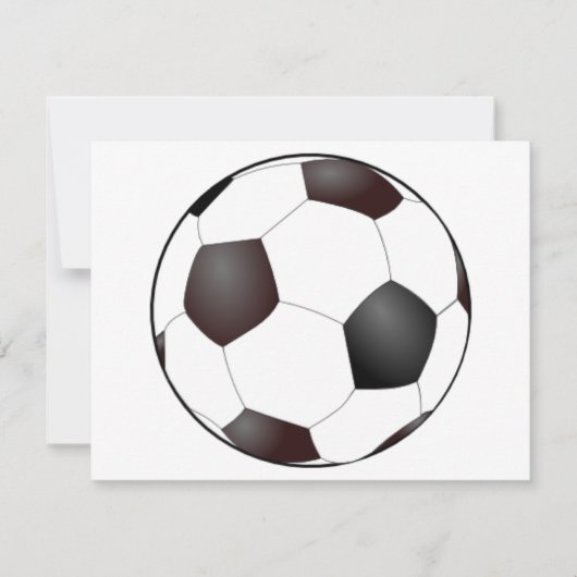 voetbal Uitnodigingen (Voorkant)