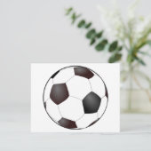 voetbal Uitnodigingen (Staand voorkant)